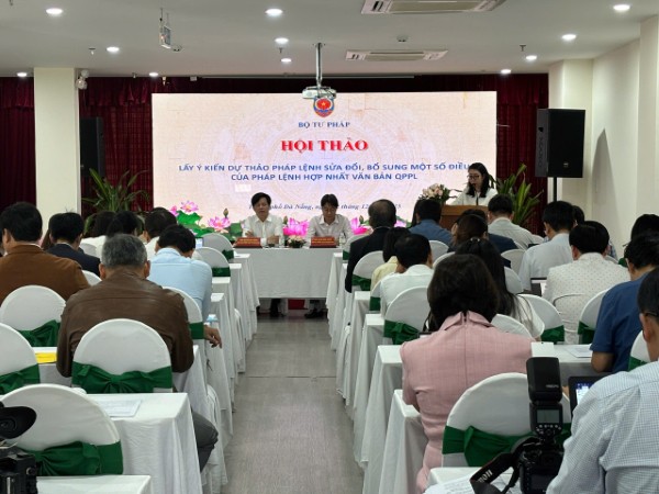 Lấy ý kiến dự thảo Pháp lệnh sửa đổi,  bổ sung một số điều của Pháp lệnh hợp nhất văn bản QPPL